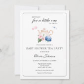 Party mit Blumenkohl Geschlecht Neutrales Baby-Dus Einladung (Vorderseite)