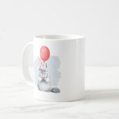 Party mit Chinchilla Kaffeetasse (Vorderseite Links)