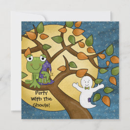 Party mit der Ghouls Halloween Einladung