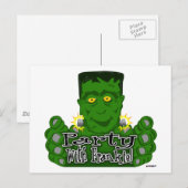 Party mit Frankie! Postkarte (Vorne/Hinten)