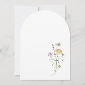 Party mit grünem Tee in der Blütendusche Einladung (Rückseite)