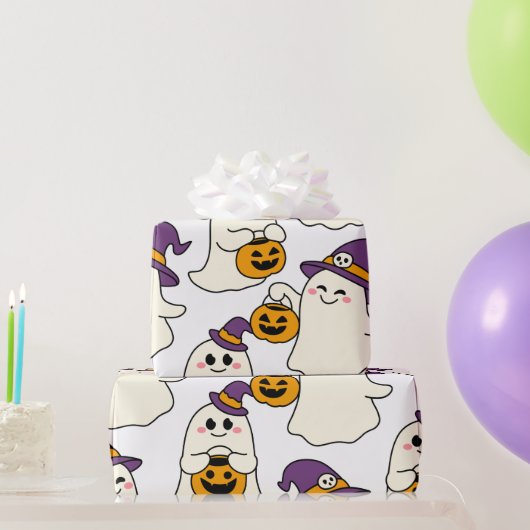 Party mit Halloweens Geschenkpapier (Partygeschenke)