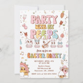 Party mit meinem Peeps OsterParty Einladung (Vorderseite)