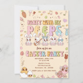 Party mit meinem Peeps OsterParty Einladung (Vorderseite)