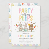 Party mit meinem Peeps OsterParty Einladung (Vorne/Hinten)