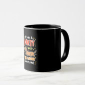 Party mit meinen Dackeln Tasse (VorderseiteRechts)