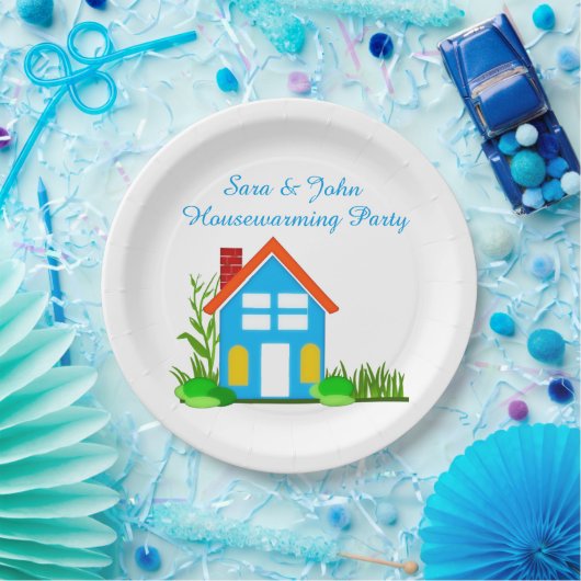 Party mit Monogram Paper Tellers 9" Pappteller (Party)