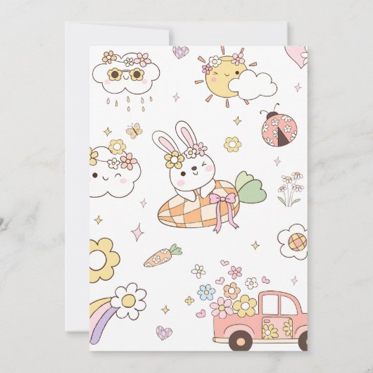 Party mit My Peeps Birthday Party Einladung (Rückseite)