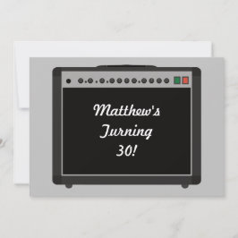 Party mit personalisierten Verstärkern Einladung