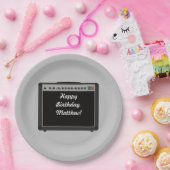 Party mit personalisierten Verstärkern Pappteller (Party)