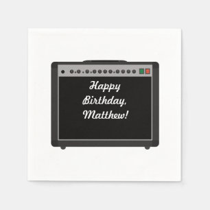 Party mit personalisierten Verstärkern Serviette