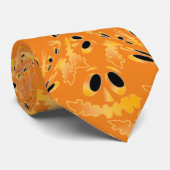 Party mit Pumpkins in Orange Krawatte (Gerollt)