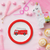 Party mit rotem Feuer Pappteller (Party)