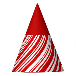 Party mit rotem Zuckerrohr Partyhütchen