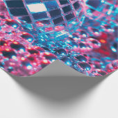 Party mit Spiegelbälle Ref. Geschenkpapier (Ecke)