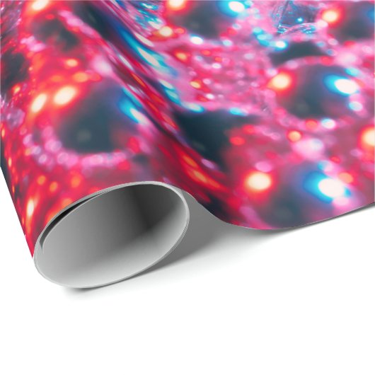 Party mit Spiegelbälle Ref. Geschenkpapier (Rolleneckpunkt)