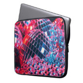 Party mit Spiegelbälle Ref. Laptopschutzhülle (Vorderseite Links)