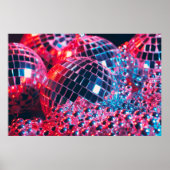 Party mit Spiegelbälle Ref. Poster (Vorne)