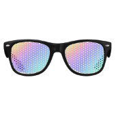 Party mit starkem Regenbogenverlauf Partybrille (Vorderseite)