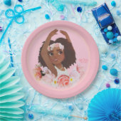 Party mit Tash | Ballerina-afrikanischem Pappteller (Party)