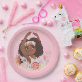 Party mit Tash | Ballerina-afrikanischem Pappteller (Party)