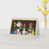 Party mit Toucan Karte (Gelbe Blume)