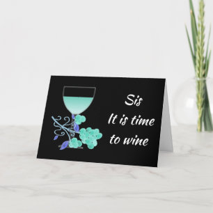 PARTY MIT U & CELEBRATE MEIN **SISTERS** GEBURTSTA KARTE