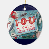 Party mit Vintagen Gewürzen, Glücksspiele Rauchen Keramikornament (Links)