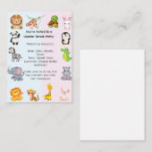 Party Mitteilungskarte (Vorne/Hinten)