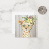 PARTY MITTEILUNGSKARTE (Vorderseite/Rückseite Beispiel)