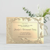 Party | Moderne Eleganz Einladung (Stehend Vorderseite)