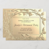 Party | Moderne Eleganz Einladung (Vorne/Hinten)