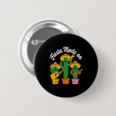 Party-Modus Kaktus-Band Cinco de Mayo lustig mexik Button (Vorne & Hinten)