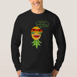 Party-Modus Nach unten Ananas Swinger Vanilla S T-Shirt