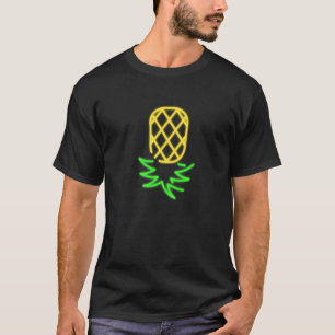 Party-Modus Nach unten Ananas Swinger Vanilla S T-Shirt