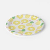 Party mögen ein Ananas-Papier-Teller Pappteller (Schrägansicht)