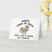 Party mögen ein Pinata Cinco De Mayo Karte (Gelbe Blume)