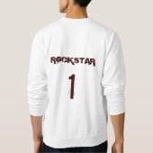 Party mögen ein Rockstar Sweatshirt (Rückseite)