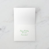 Party mögen eine Karte Botschafter-Geburtstag (Innenseite)