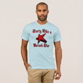 Party mögen einen Barack Stern T-Shirt (Vorne ganz)