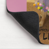 Party mögen einen Mops Mousepad (Ecke)