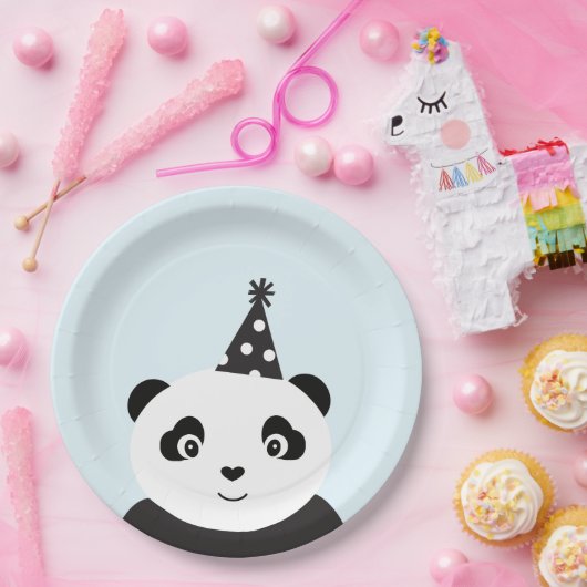 Party mögen einen Panda Pappteller (Party)