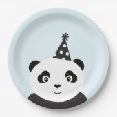 Party mögen einen Panda Pappteller (Vorderseite)