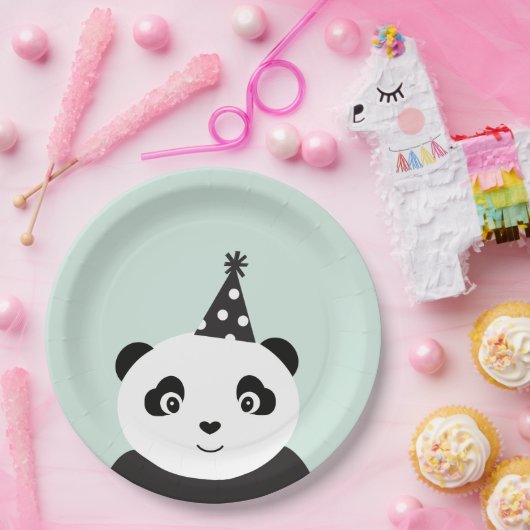 Party mögen einen Panda Pappteller (Party)