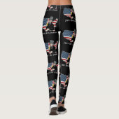 Party mögen einen Patrioten Leggings (Rückseite)