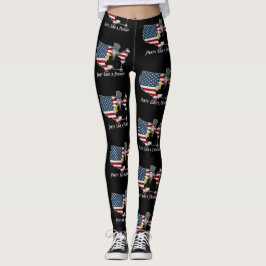 Party mögen einen Patrioten Leggings