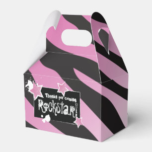 Party mögen einen Rockstar- rosa Geschenkschachtel