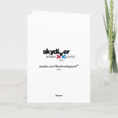 Party mögen einen SKYDIVER! Karte (Rückseite)