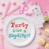 Party mögen einen SKYDIVER! Pappteller (Party)