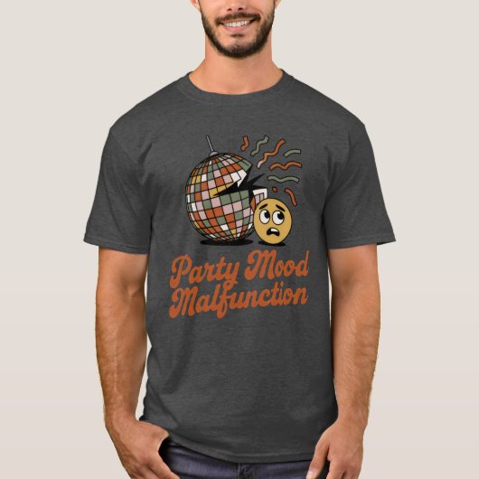 Party Mood Malfunction | New Year's Celebration T-Shirt (Vorderseite)